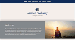 Desktop Screenshot of madsenpsychiatry.com