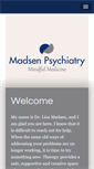 Mobile Screenshot of madsenpsychiatry.com