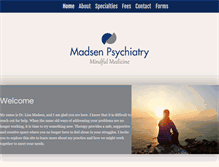 Tablet Screenshot of madsenpsychiatry.com